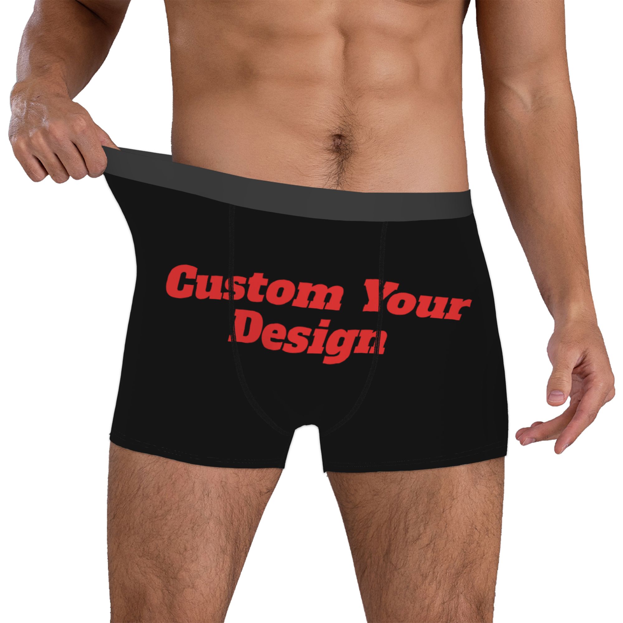 맞춤형 사진 로고 텍스트 속옷 남성용 프린트된 사각 팬 - Boyshort Underwear 리뷰 및 가격